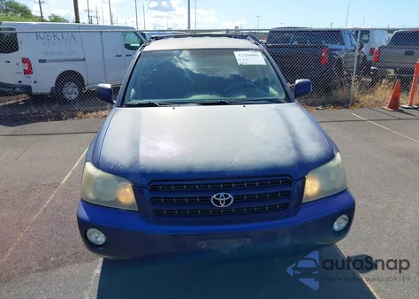 2001 Toyota Highlander V6 from USA, damaged, VIN JTEGF21A010003512